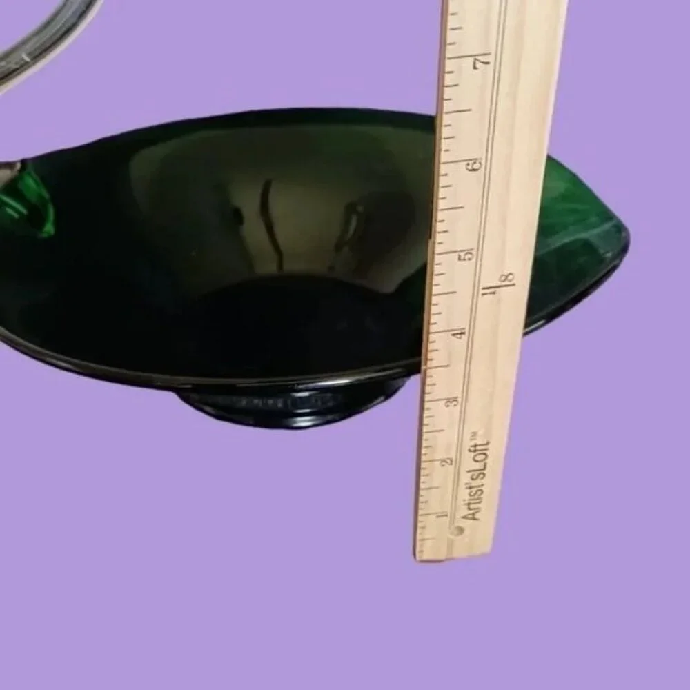 Swedish style viking glass elegant swam glass bowl